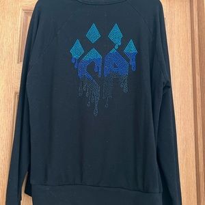 Cheer Athletics limited edition crystal sweatshirt AL